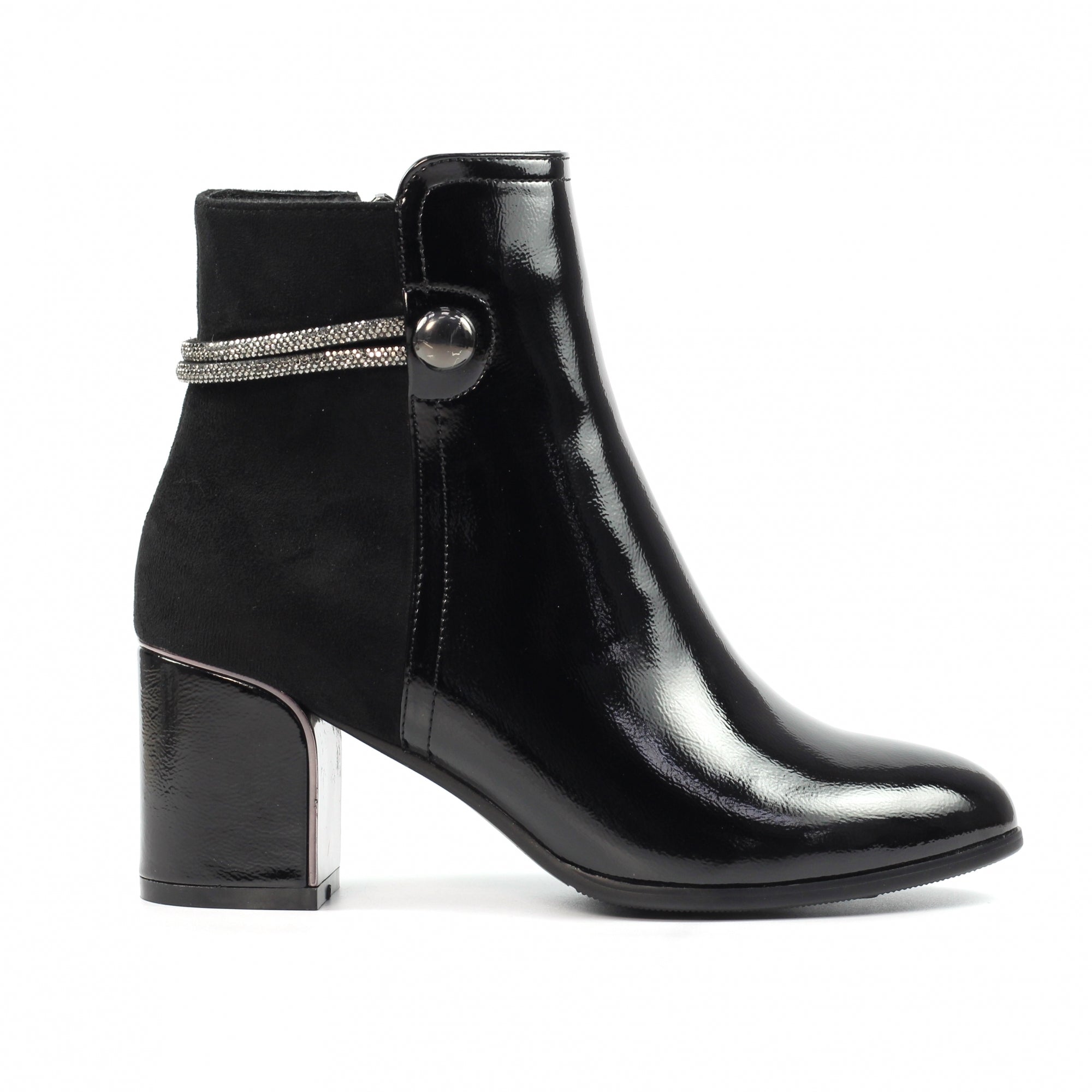 Lily Black Ankle Boot