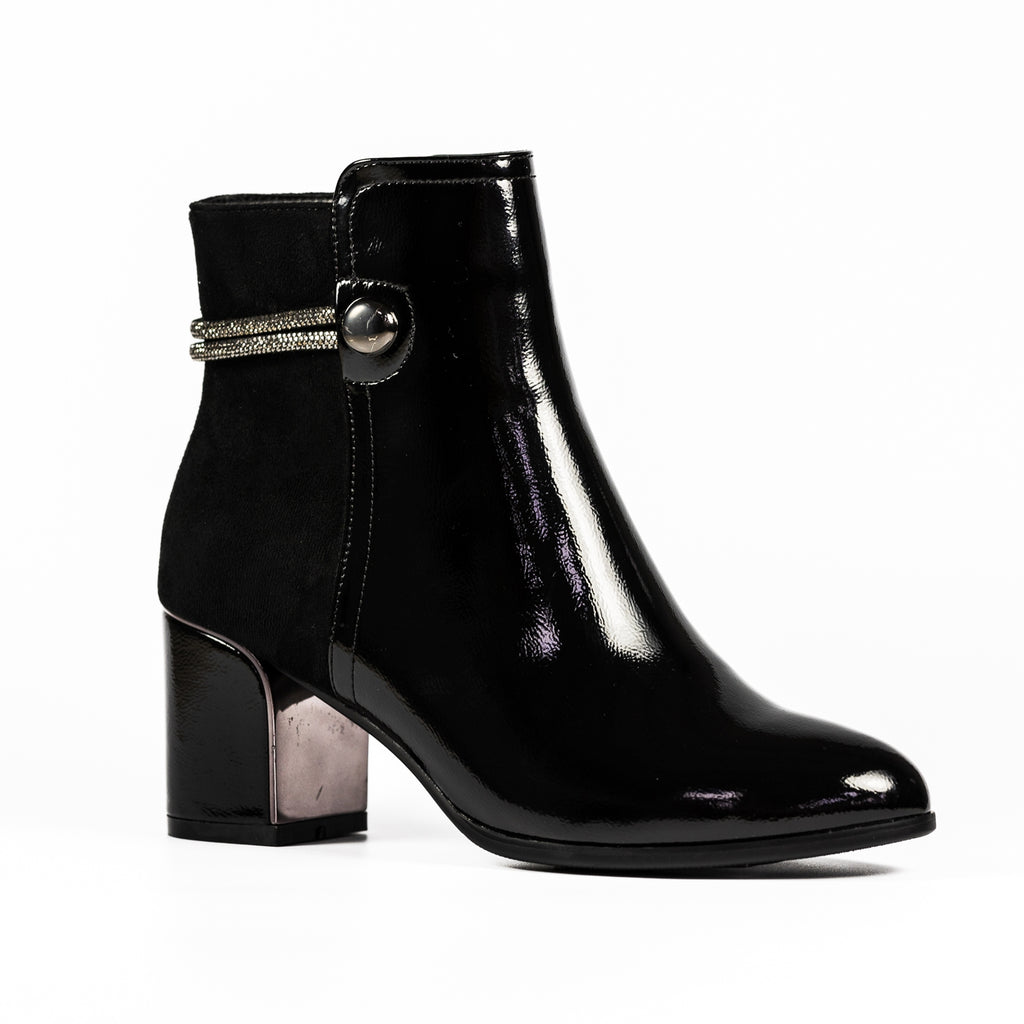 Lily Black Ankle Boot