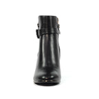 Shaw Black/Ocelot Ankle Boot