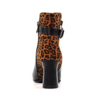 Shaw Black/Ocelot Ankle Boot