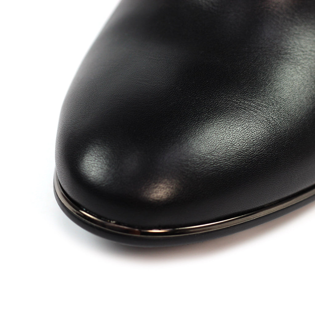 Shaw Black/Ocelot Ankle Boot