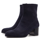 Sage Navy Ankle Boot
