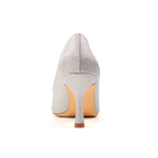Romance Silver Court Shoe