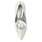 Romance Silver Court Shoe