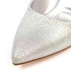 Romance Silver Court Shoe