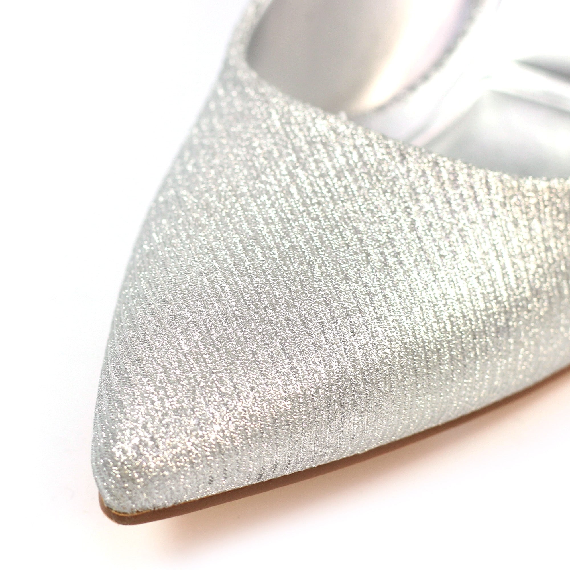 Romance Silver Court Shoe