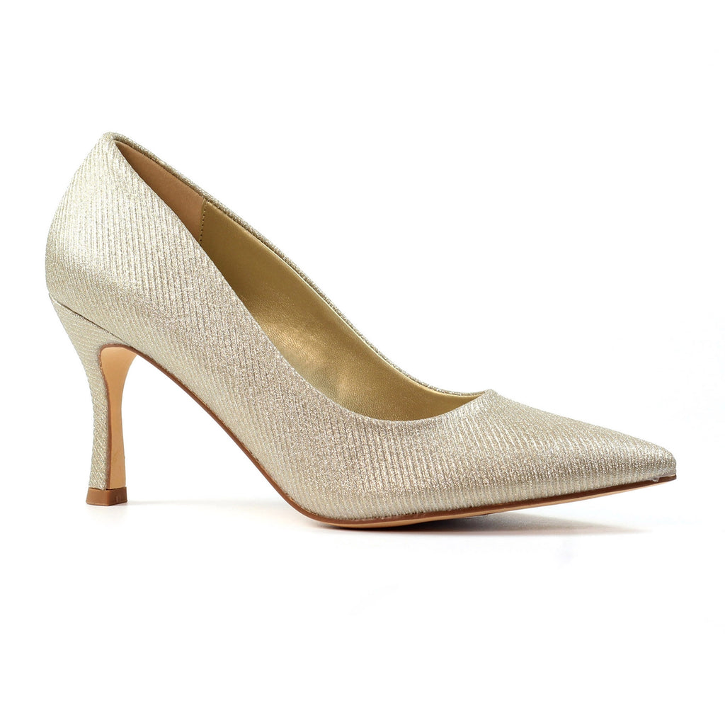 Romance Gold Court Shoe
