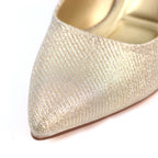 Romance Gold Court Shoe