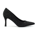 Renata Black Court Shoe