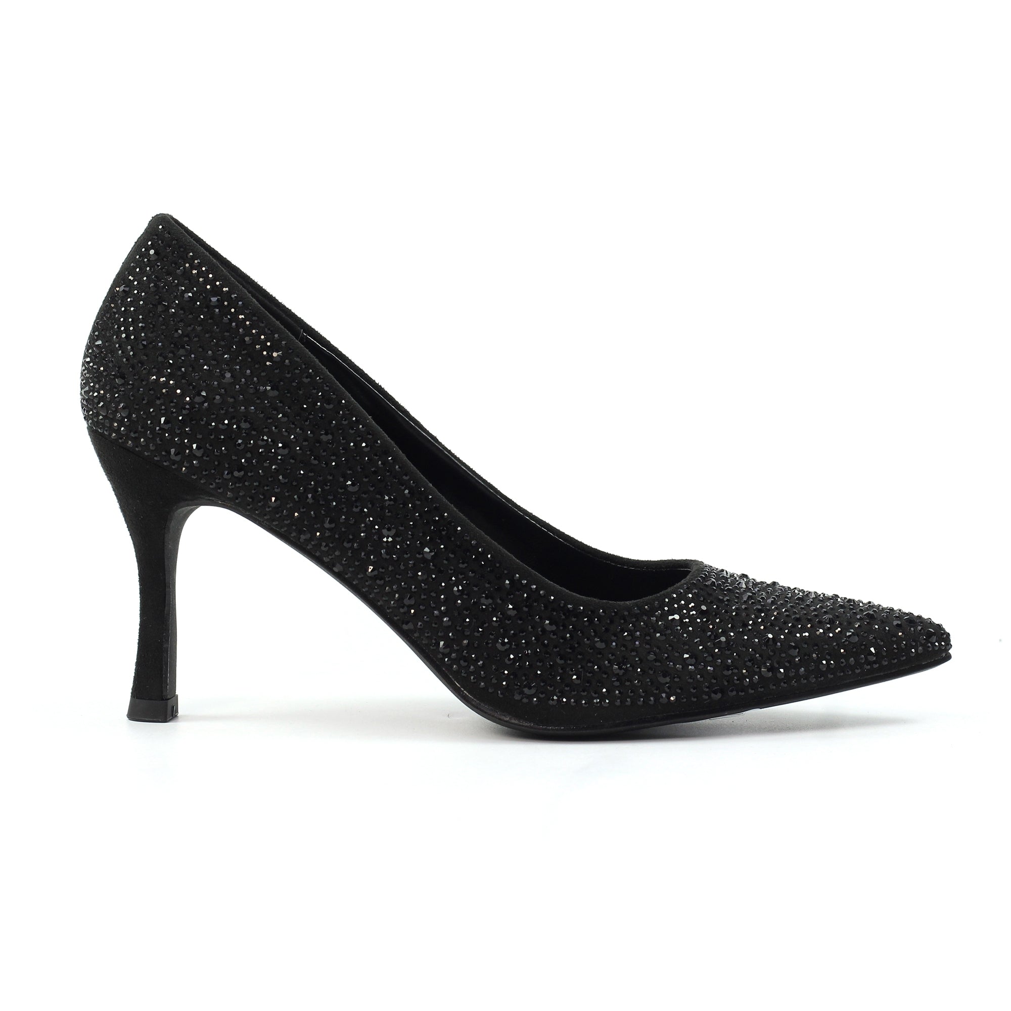 Renata Black Court Shoe