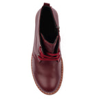Claire III Burgundy Leather Boot