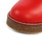 Claire III Red Leather Boot