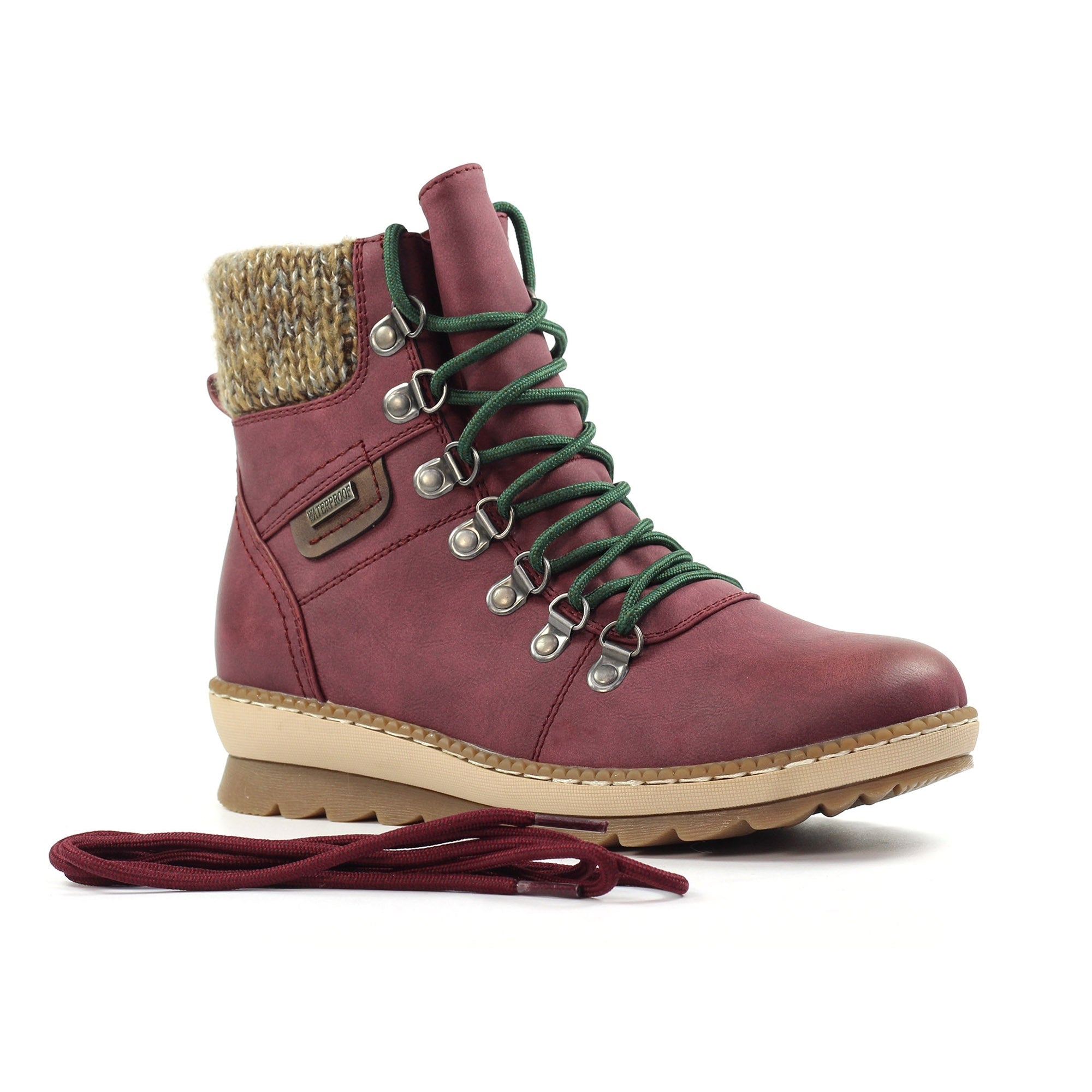Candy Burgundy Waterproof Boot