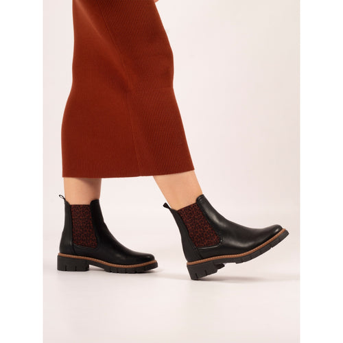 Ribble Black Ankle Boot