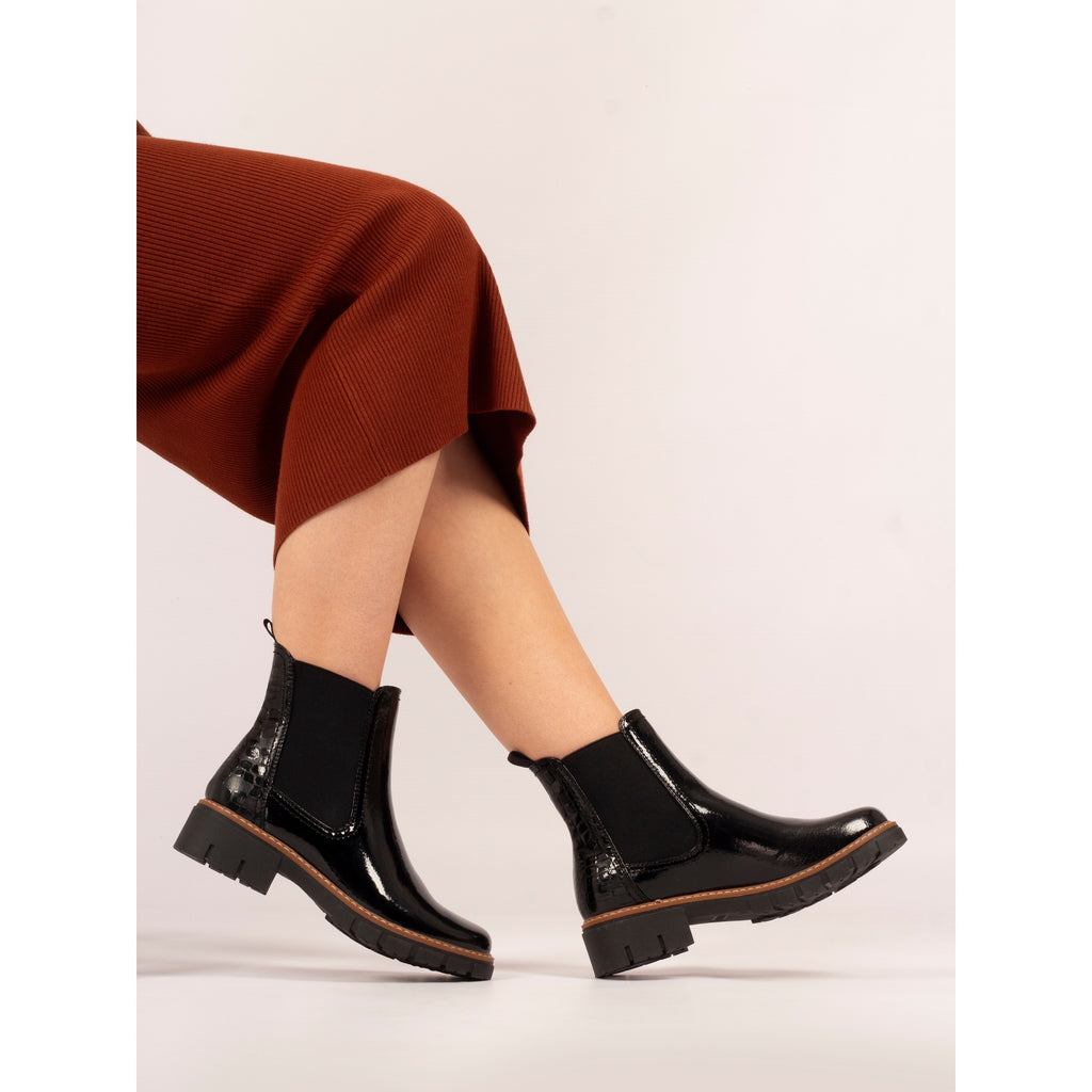 Peace Black Ankle Boot
