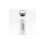 Vacuum White Bamboo Top Water Bottle