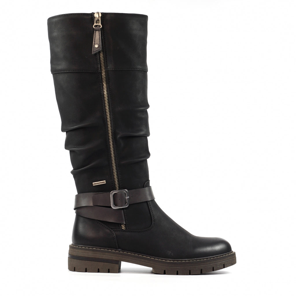 Margo Black Waterproof Long Boot