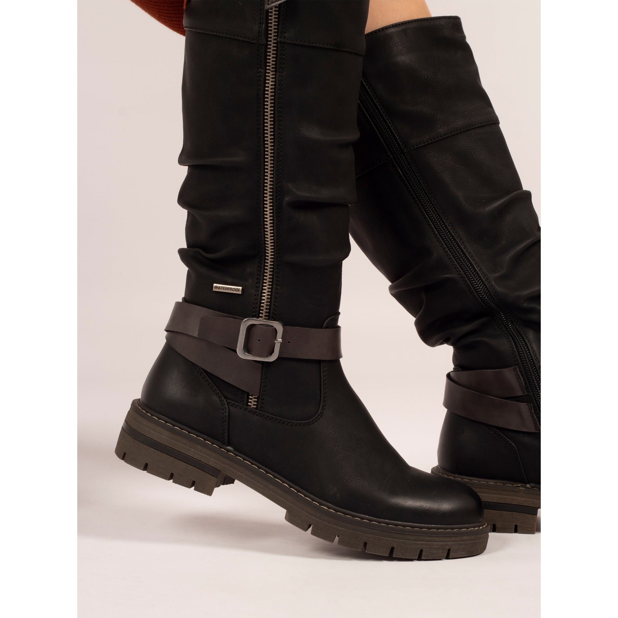 Margo Black Waterproof Long Boot
