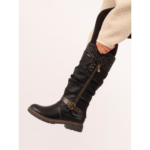 Brisbane Black Waterproof Boot