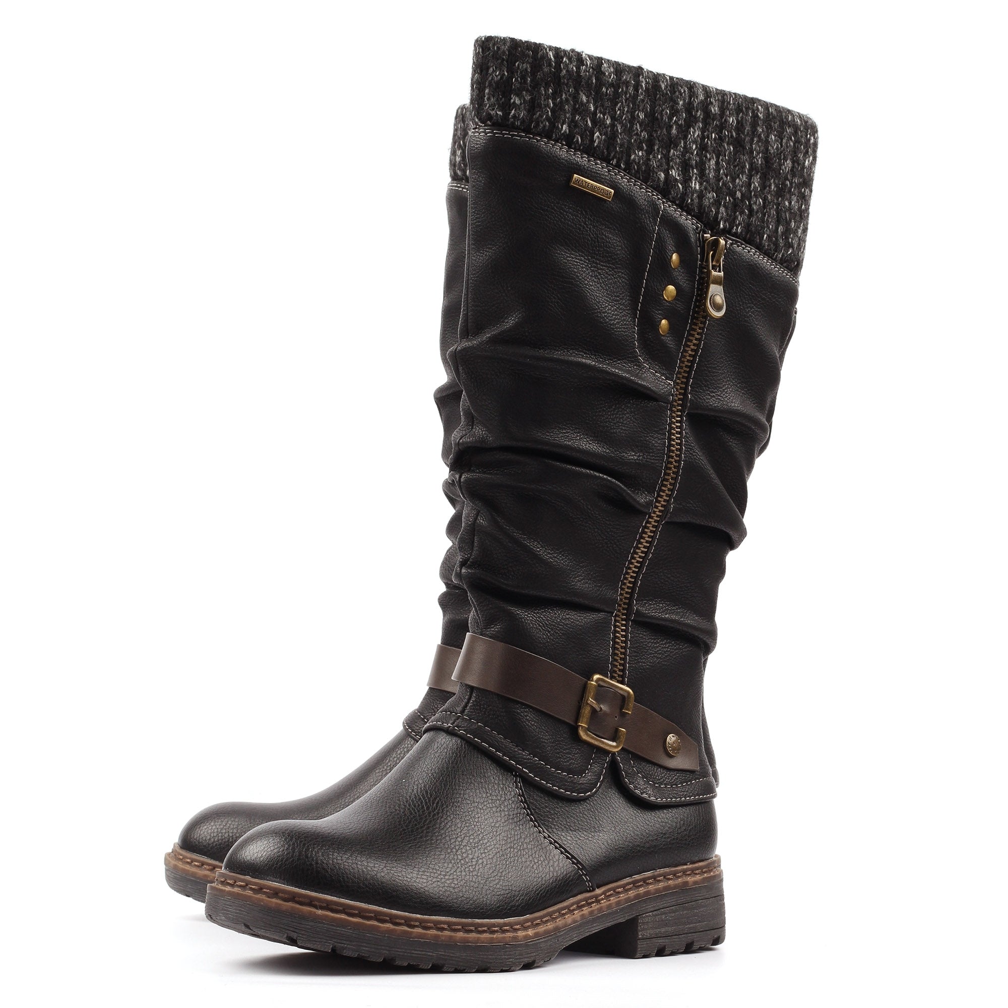 Brisbane Black Waterproof Boot