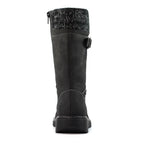 Caesar Black Wide Fit Long Boot