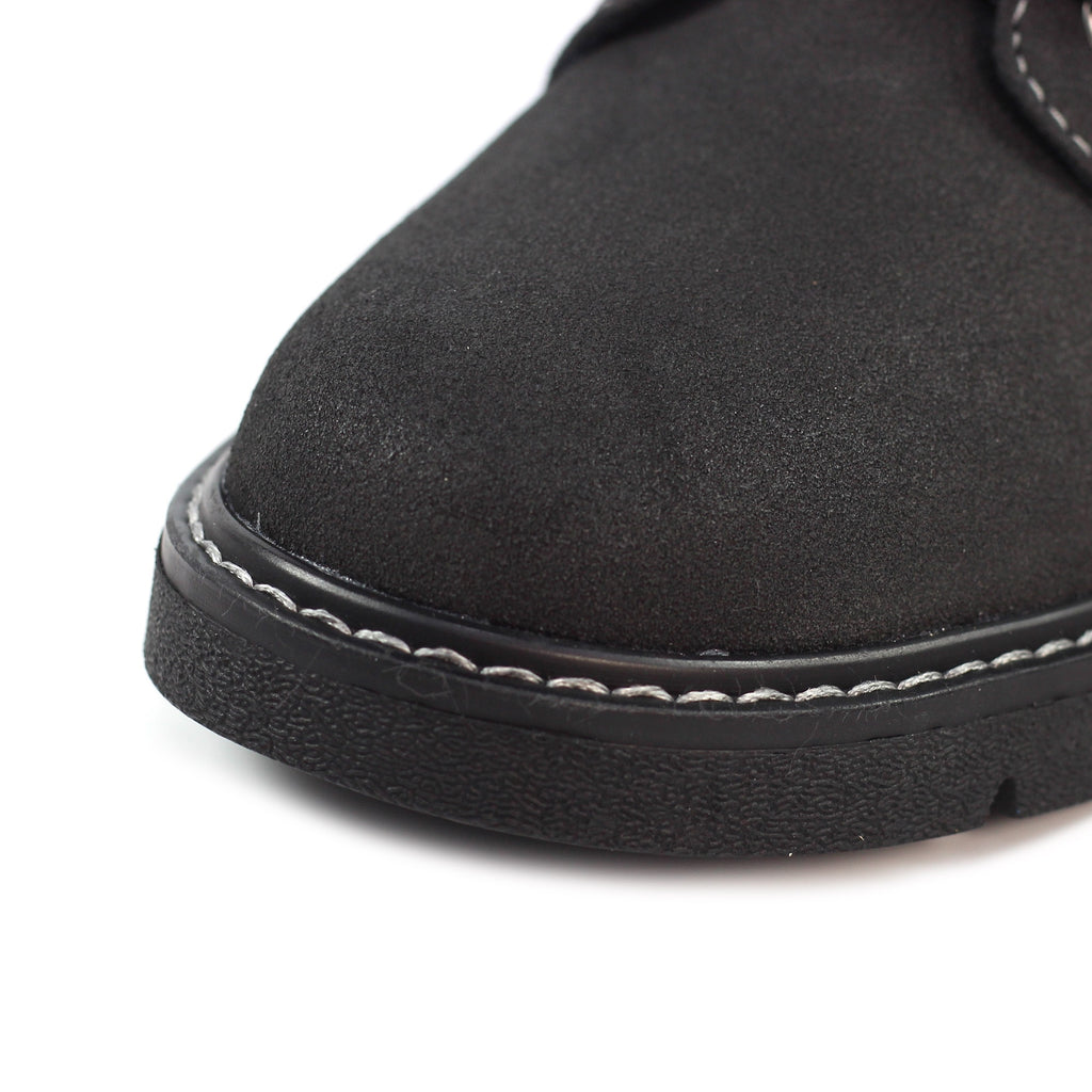 Caesar Black Wide Fit Long Boot