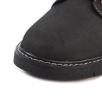 Caesar Black Wide Fit Long Boot