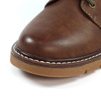 Caesar Brown Wide Fit Long Boot