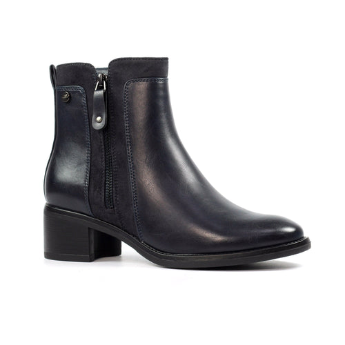 Chambers Navy Ankle Boot