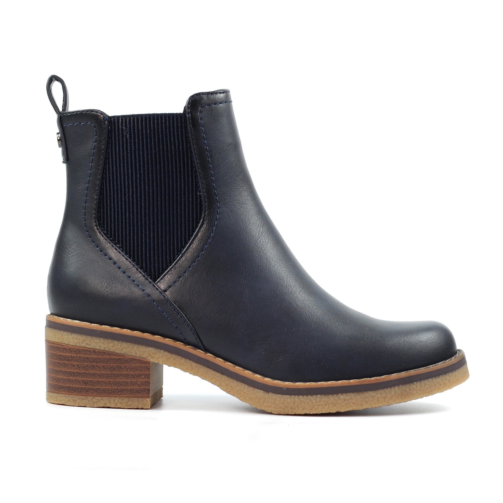 Conrad Navy Ankle Boot
