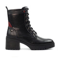 Cotton Black Ankle Boot
