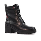 Cotton Black Ankle Boot