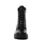 Cotton Black Ankle Boot