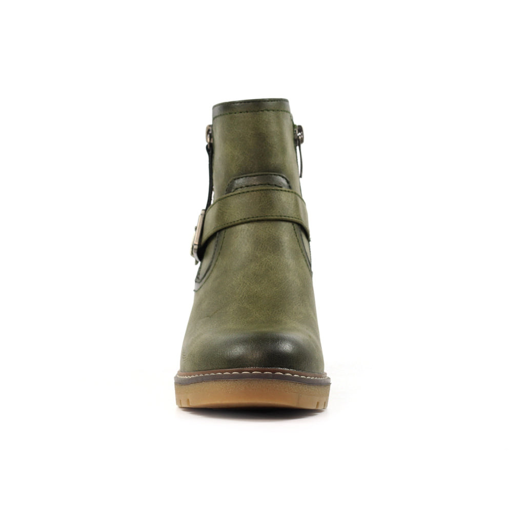 Cruz Green Ankle Boot