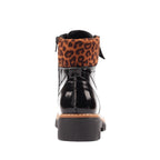 Bowen Black Patent Waterproof Boot
