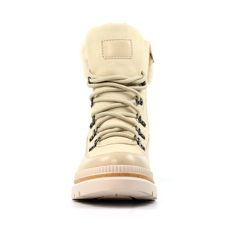 Evelyn Beige Waterproof  Boot
