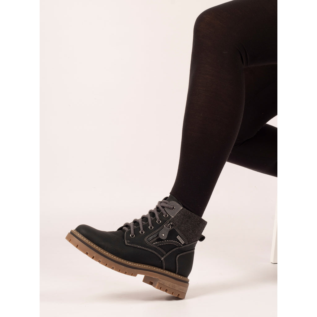 Caramel Black Waterproof  Boot