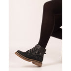 Caramel Black Waterproof  Boot