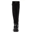 Perkins Black Patent Long Boot