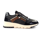 Kennedy Black Wedge Trainer
