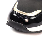 Kennedy Black Wedge Trainer
