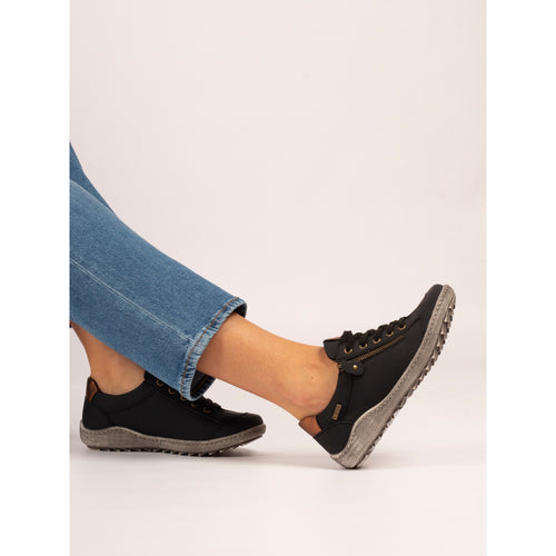 Sloan Black Waterproof Trainer