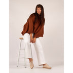 Evie Cream Leather Plimsoll