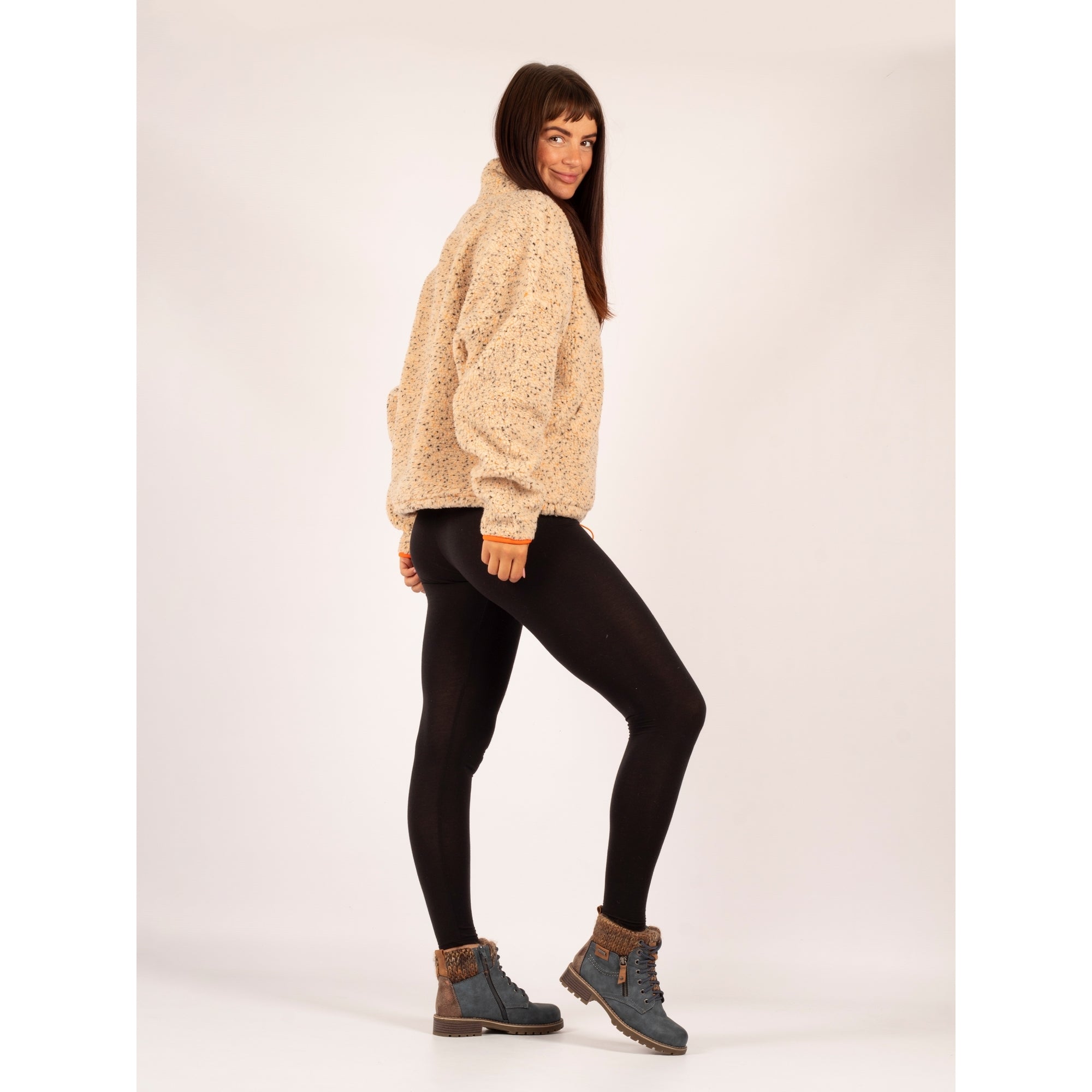 Millie Mid Blue Waterproof Boot