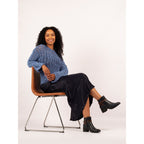 Cassie Navy Ankle Boot