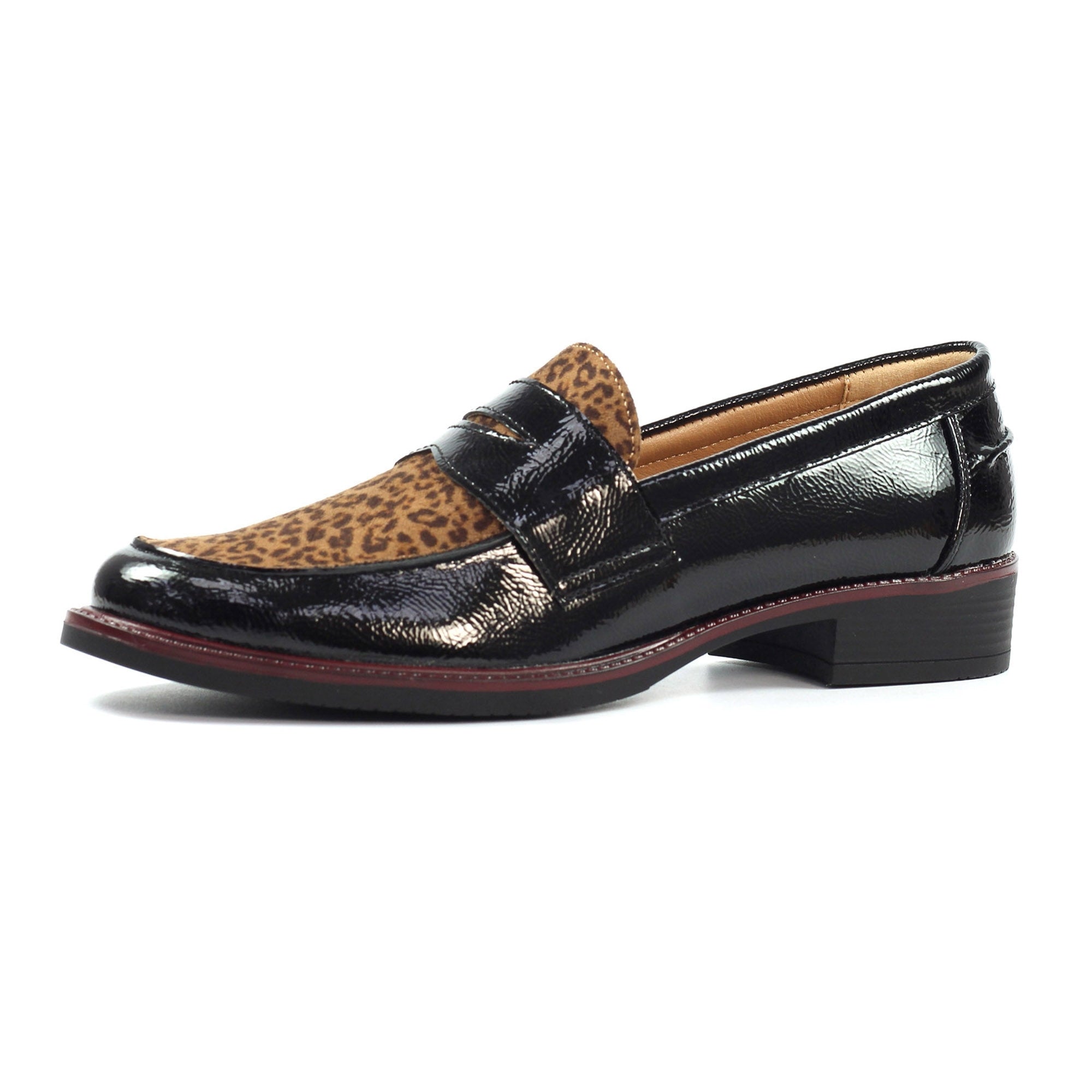 Titan Black Patent Shoe