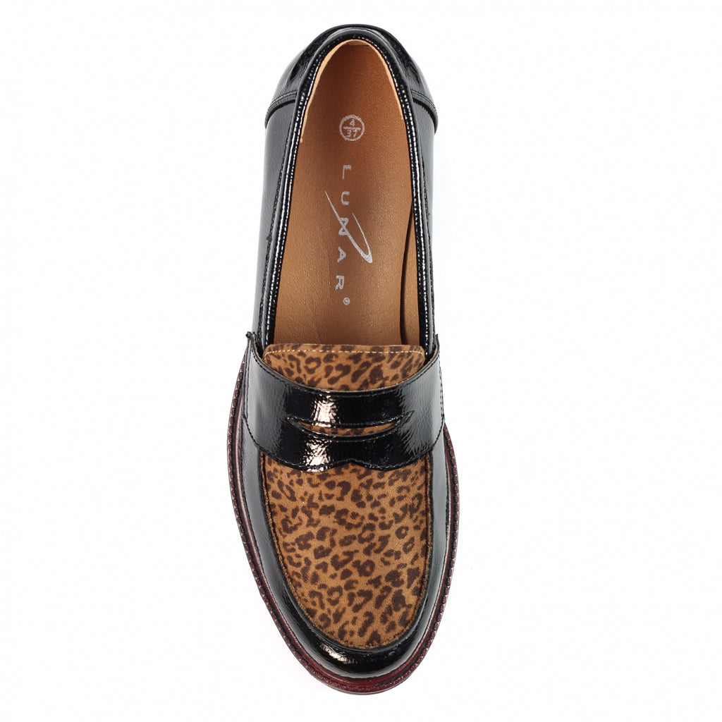 Titan Black Patent Shoe