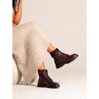 Dante Burgundy Ankle Boot