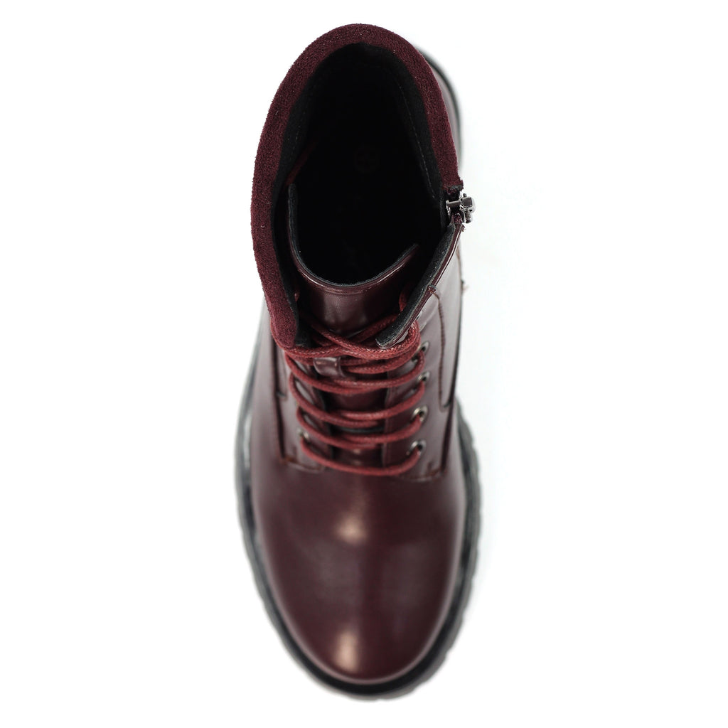 Dante Burgundy Ankle Boot