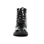 Nevada Black Patent Ankle Boot